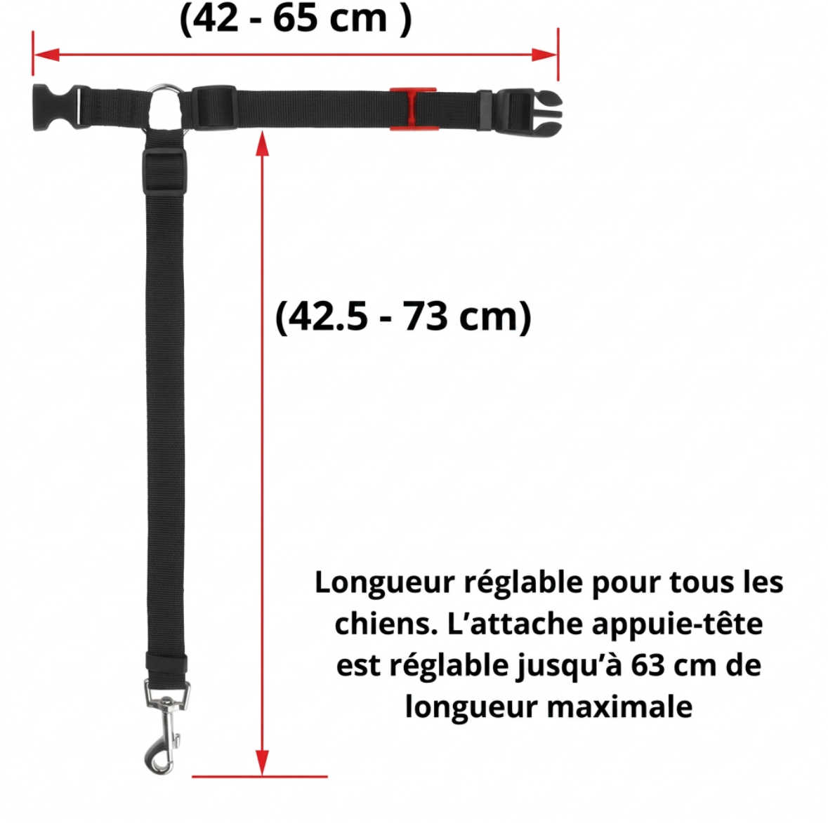 Ceinture Voiture pour Chien – Sécurité & Liberté de Mouvement