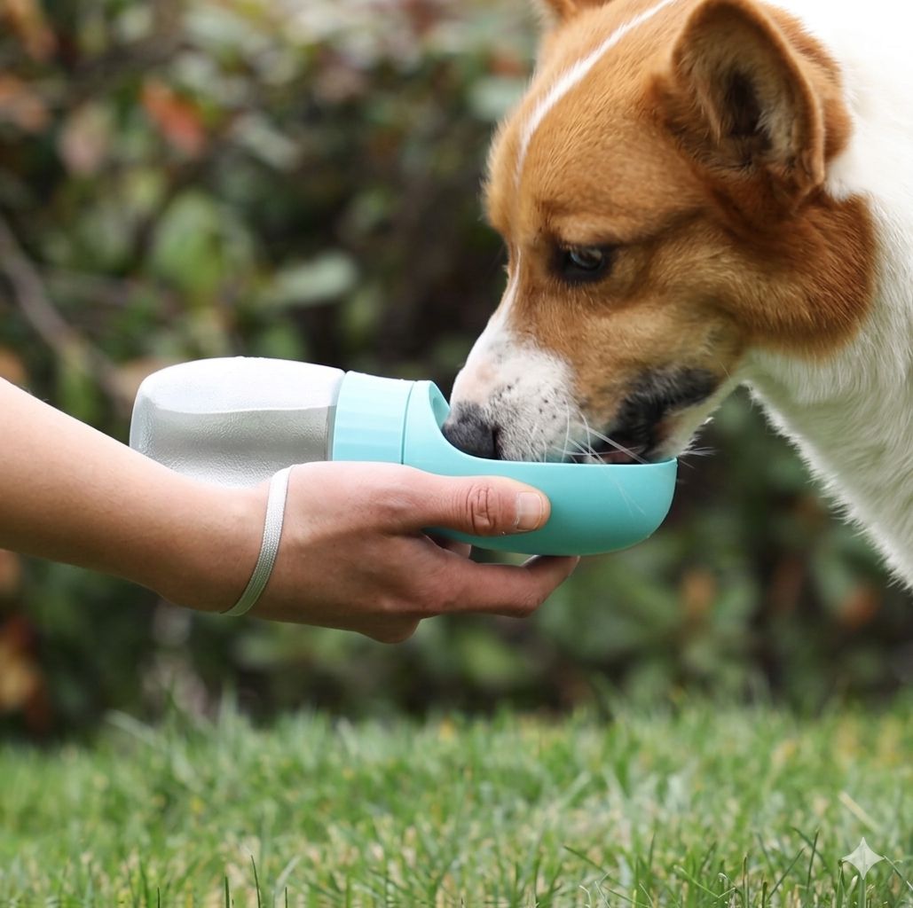 Bouteille d'eau portable pour chien - Voyage & Randonnée | 300ml / 500ml