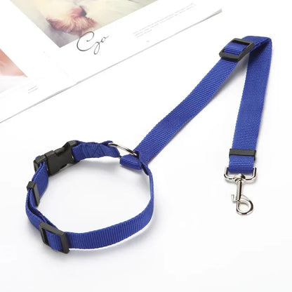 1Pc Pet Dog and Cat Seat Belt Car Headrest Restraint Adjustable Safety Rope Car Seat Belt Dog Accessories for Small Dogs